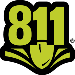 Two color 811 logo